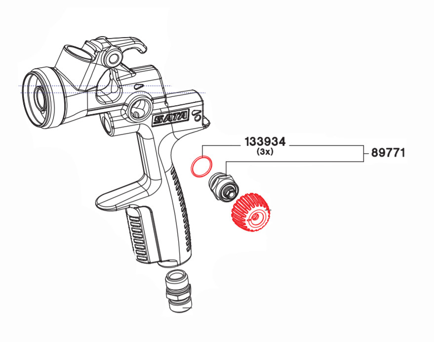 Hriadeľ Cpl Pre Okrúhle/Ploské Striekacie Ovládanie 89771