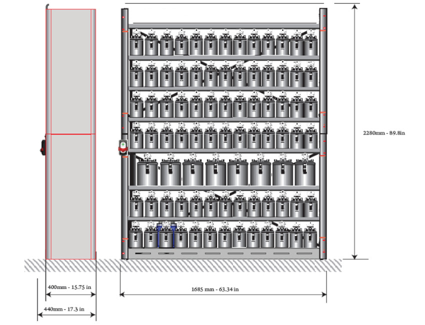 Alphamix 160 Systém Horná Časť 4 X 1 Liter