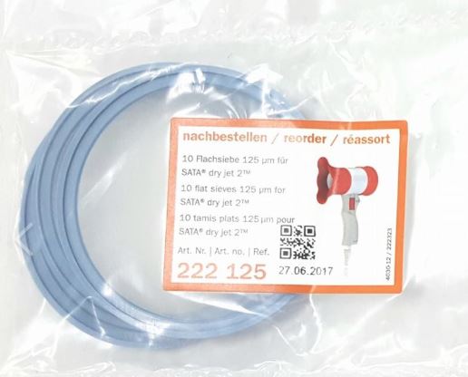 Ploché sitko 125 mikrónov pre Dry Jet 2
