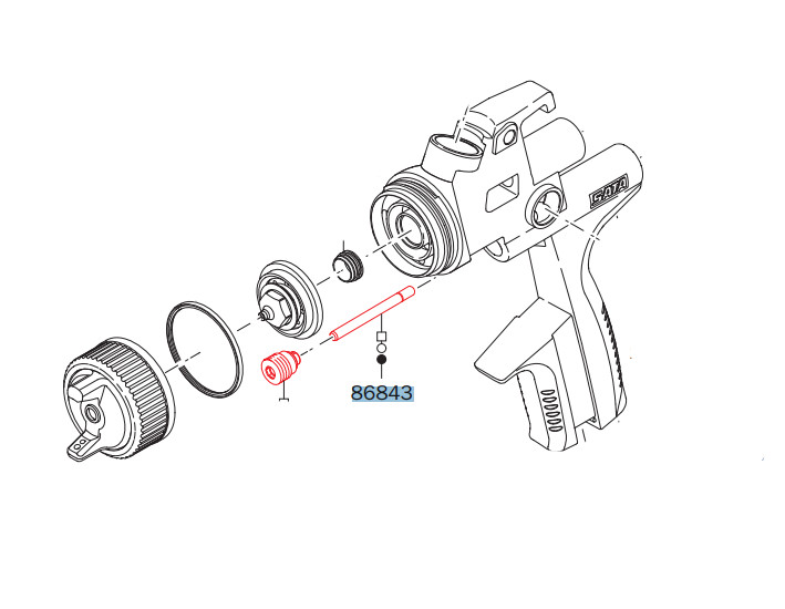  Air Piston Rod 86843