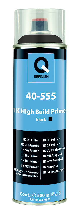 40-555 1K High Build Primer Filler Čierna