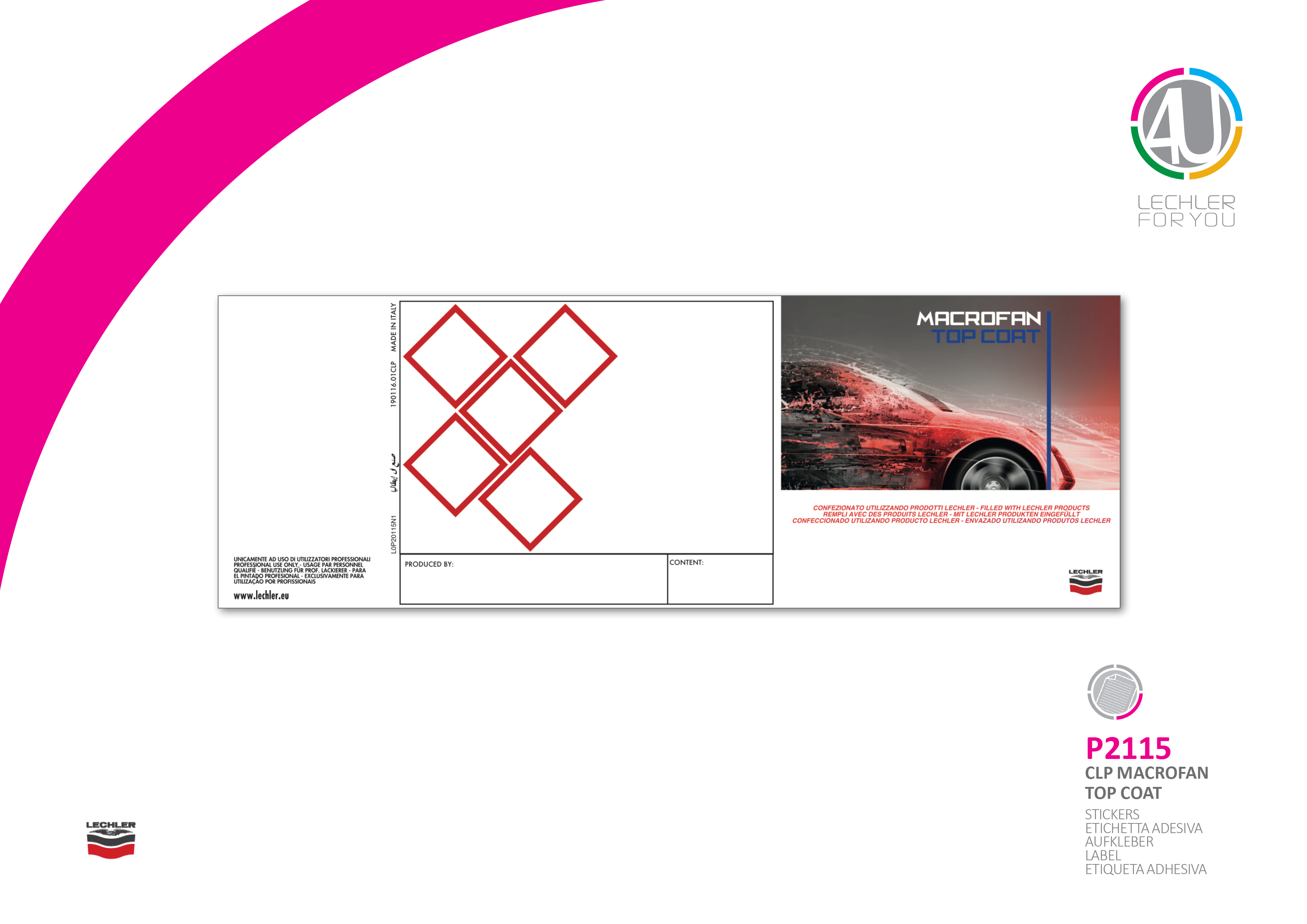 Macrofan Label Pre Plechovku