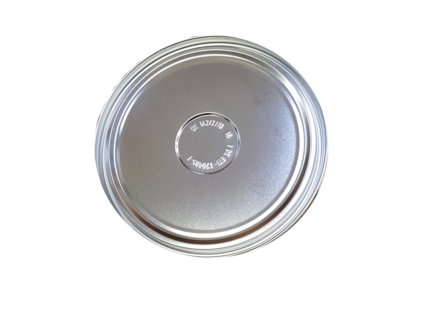 Plechový kryt na 10 litrový plechový vedro lesklý/lesklý