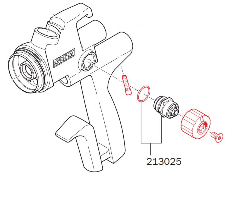 Hriadeľ Cpl Okrúhla/Plochá Spray Control 213025