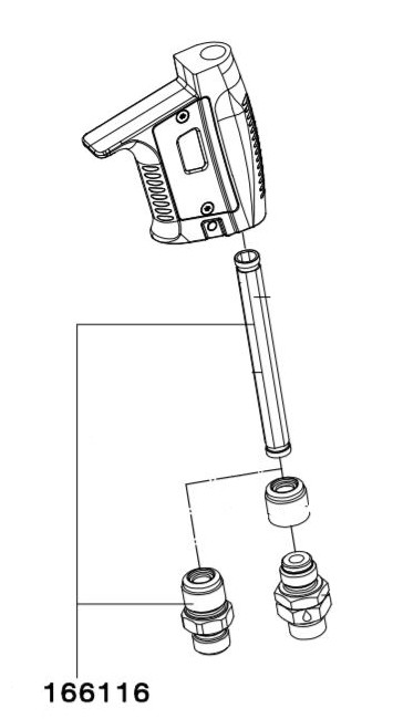 Vzduchová prípojka s manžetou 166116